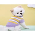 thumbnail image 5 of DEELLEEO Pet Sweater Striped Dog/Cat Clothes, 5 of 5
