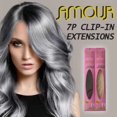 thumbnail image 6 of Rose De Nuit Amour Synthetic 7-Piece Clip-In Extensions, 6 of 13