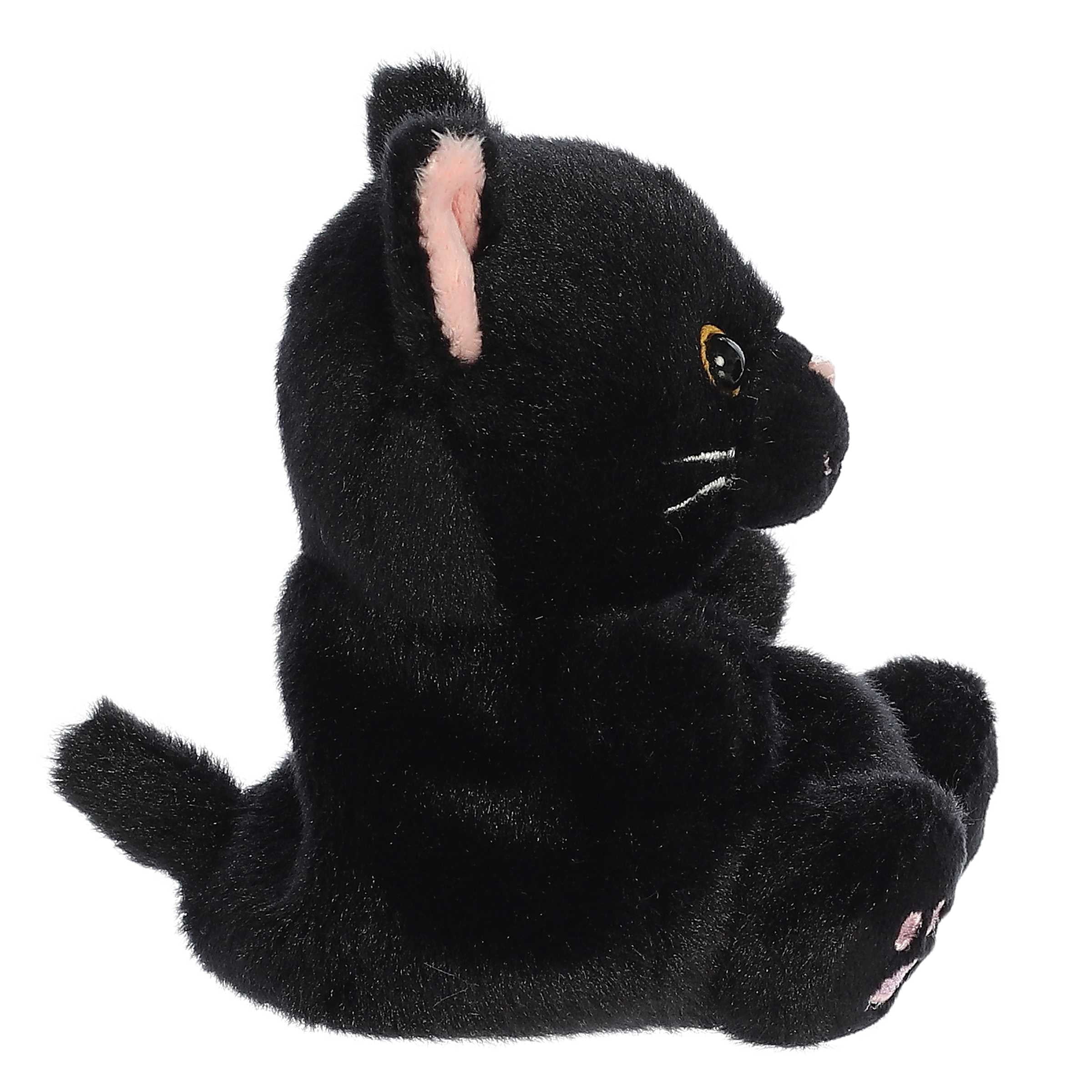 Aurora - Mini Black Palm Pals - 4.5" Twilight Black Cat - Adorable Stuffed Animal