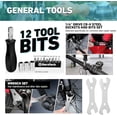 thumbnail image 3 of DURATECH 31 Pieces Bicycle Tool Kit, Complete Bike Repair Kit with Storage Box, Mountain Bike Repair Tools, for Mountain, Road, and Park Bicycle with Chain Riveter, Tire Levers, Crank Puller, 3 of 9