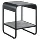 thumbnail image 1 of Mesa auxiliar de madera Raziela de Table Acme, color gris negro, 1 of 6