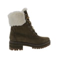 thumbnail image 2 of Timberland Womens Courmayeur Valley Leather Lined Combat & Lace-up Boots, 2 of 3
