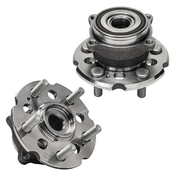 Detroit Axle - AWD Rear Left and Right Wheel Hubs and Bearings Assembly Replacement for 2010 2011 2012 2013 Honda Pilot Acura MDX ZDX