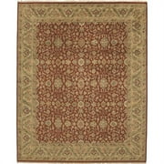 Due Process Stable Trading Mirzapur Yezd Red & Light Gold Area Rug, 3.6 x 12 ft.