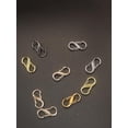 thumbnail image 5 of Pieces Gold 8 Pieces Clasp Repair Connection Buckle Bag Handbag Single Shoulder Chain with Pendant Keychain Buckle Ring Metal, 5 of 5