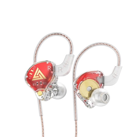 JOGZMZ Monitoring Grade Earphones Computer Games Remote Control with Microphone Sports Running in Ear Chicken Eating Earphones