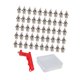 thumbnail image 4 of Spikes de calzado de pista de 50x de pista y cross country con espigas llave de llave de llave de llave de llave de para deportes de Rojo, 4 of 8