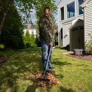 Expert Gardener Leaf Rake with 22-Tine Fiberglass Handle
