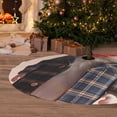 thumbnail image 6 of Lsque Cute Mouse In Glasses Print Christmas Tree Skirt, Tree Skirt with Ties or Velcro, Perfect for Holiday Decorations, Halloween, and New Year-48", 6 of 7