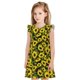 thumbnail image 1 of Balery Sunflowers In Vintage Camisón de princesa para niñas, pijama de algodón con mangas abullonadas, suave y bonito.-Medium, 1 of 6