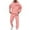 Pink, variant on ibiyuan Men Leisure 2 Piece Suits Long Sleeve Pullover Hoodie and Pants Long Sleeve Hoodie Sweatshirts and Jogger Sweatpants Sweatsuits Set for Men Tracksuits Set,Pink