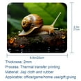 thumbnail image 5 of Snail Square Desk Mat, 8.3x9.8 Inch, Non-Slip Rubber Bottom, Printed, Suitable for Office and Gaming - Gaming Mousepad and Mouse Pad, 5 of 6