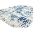 thumbnail image 2 of Bashian P141-IVBL-76X96-PS505 7 ft. 6 in. x 9 ft. 6 in. Positano Contemporary Polypropylene & Polyester Power Loom Area Rug - Ivory & Blue, 2 of 6
