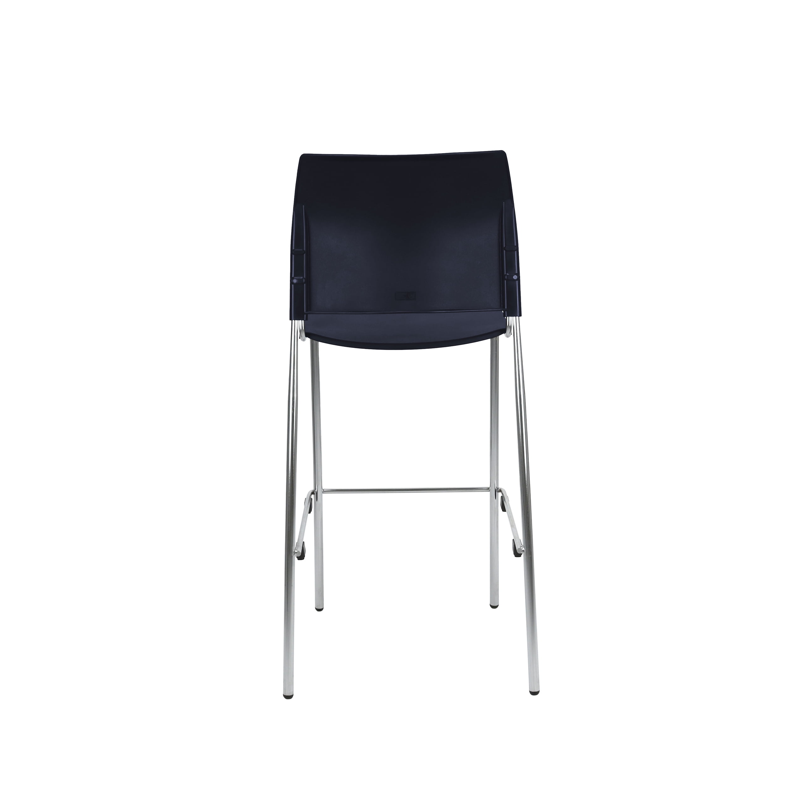 Hampden Furnishings Jody Collection Blue Plastic Stackable Bar Stools, 30-Inch, Pack of 4