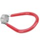 thumbnail image 3 of Llave de radios de acero para ajustar las ruedas de la bicicleta: herramienta de reparación de ciclismo roja para un mantenimiento de precisión, 3 of 8
