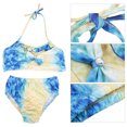 thumbnail image 4 of Traje de baño de 3 piezas para niñas, bragas superiores, traje de baño con cola de pez, traje de baño para niños (120), 4 of 10