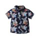 thumbnail image 1 of Camisa hawaiana de manga corta con botones para niño, de Honeeladyy, en liquidación por menos de $5.00. Camisa playera de verano para uso diario (azul marino, 8-9 años)., 1 of 3
