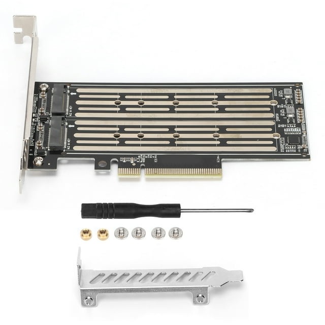 Tarjeta de transferencia MKey NVMe M.2 a PCIe X8 Tarjeta adaptadora SSD de almacenamiento de gran capacidad de dos dígitos
