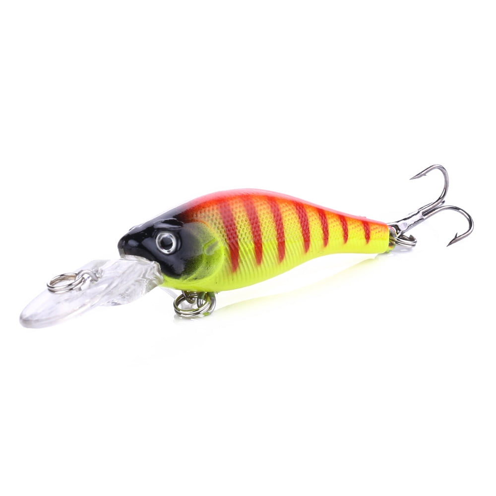 HENGJIA Minnow Bass Fishing Lures, Jerkbait Lure Set Hard Baits Deep Diving Crankbait for Catfish Walleye Trout Fishing Bait 8Pcs/kit