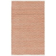 thumbnail image 3 of SAFAVIEH Boston Angelica Diamond Trellis Cotton Area Rug, Orange, 3' x 5', 3 of 10