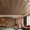 thumbnail image 3 of DCT06 - Cambridge 2 ft. x 2 ft. PVC Glue-up or Lay-in Ceiling Tile in Weathered Copper (100 sq.ft / Pack) - 25 Pieces, 3 of 20