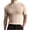 Beige, variant on Mens Basic Mock Turtleneck Short Sleeve Solid Casual T-Shirt Pullover Tops Slim Fit Undershirt