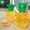 Yellow, variant on Straw Cup Pineapple Straw Cup Pet Milk Tea Cup Cute Drink Juice Milkshake Plastic Cup,1X Pineapple Straw Cup,Glass&Bottle,Kitchen Cups