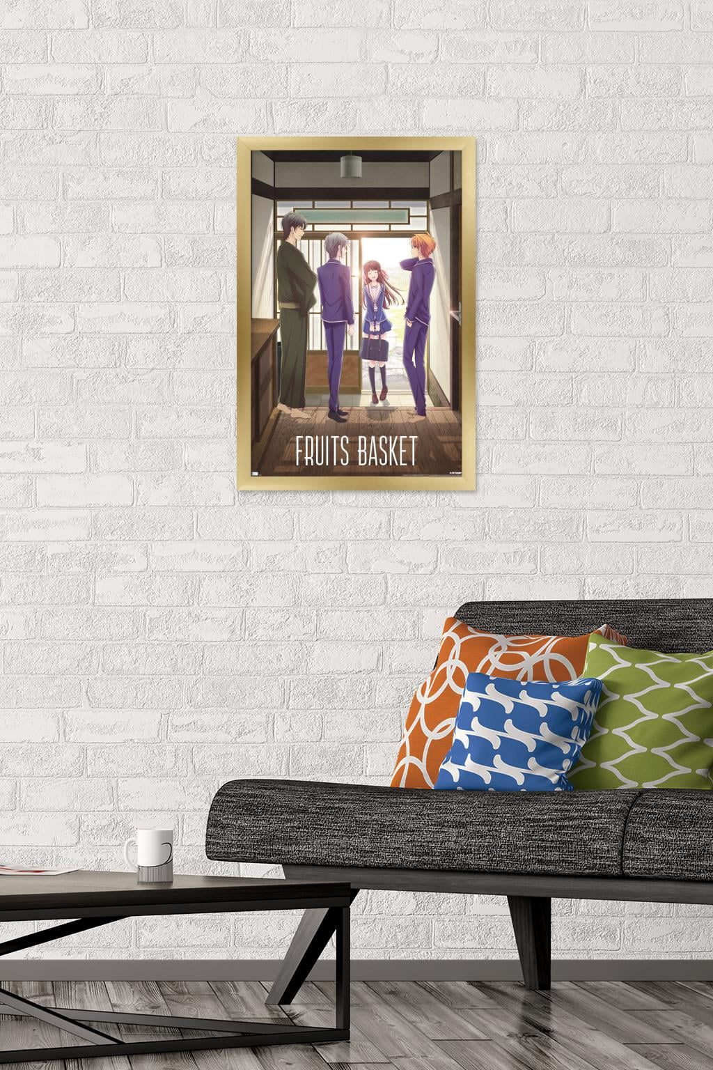 Fruits Basket - Teaser Protagonists Wall Poster, 14.725" x 22.375" Framed