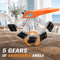 Folding Car Door Step, Orange, Universal Aluminum Roof Access Pedal ...