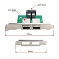 thumbnail image 7 of FVH Dual Ports Mini SAS SFF-8088 To Internal SAS HD SFF-8643 PCBA Female Adapter With Low Profile Bracket, 7 of 7