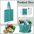 thumbnail image 2 of Cute Banana Canvas Tote Bag – Reusable Grocery Bag with Tropical Yellow Fruit Print, Kawaii Banana Illustration, Eco-Friendly Cotton Shopper for Everyday Use, 2 of 7