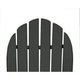 Mainstays Wood Outdoor Adirondack Chair, Black Color