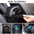thumbnail image 6 of Bingfone Car Four-Season Universal Armrest Box Mat,Car Armrest Seat Cover Soft Leather Waterproof Armrest Cover Center Console Mat-Dinosau Space Explorer, 6 of 7