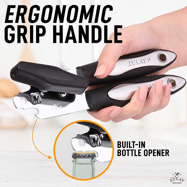 Zulay Kitchen Multifunctional Manual Can Opener - Durable, Smooth