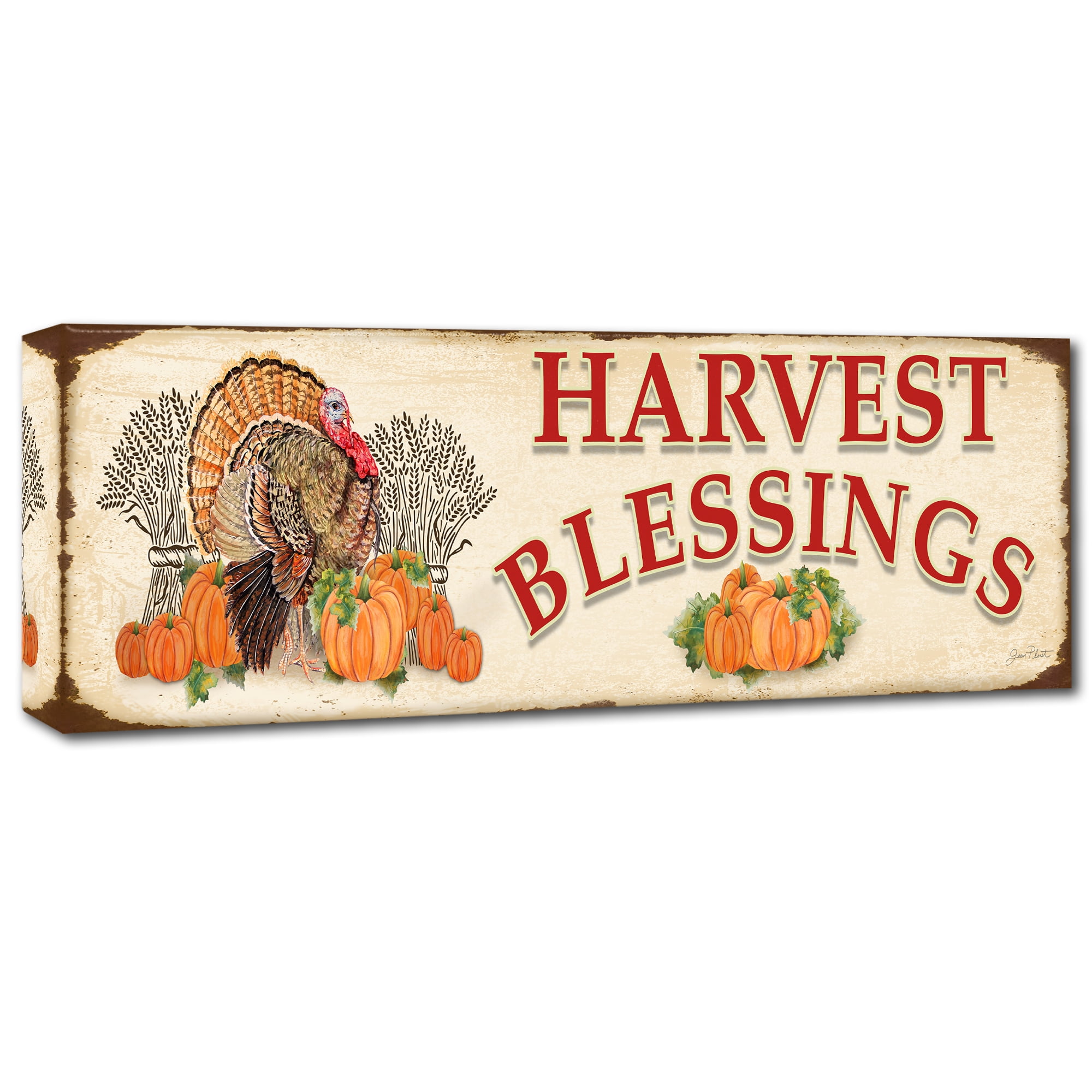 Trademark Fine Art 'Thanksgiving 3' Canvas Art by Jean Plout