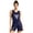Dark Blue, variant on Womens Playsuits Romper Adaptive Nightwear Sleeveless Waterproof Cloth Pajamas Bodysuit for Special Needs Black XXL