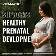 2 Pack - Vitamatic Folic Acid 1000 mcg (1 mg) - 240 Vegetarian Tablets - 1667 mcg DFE - Vitamin B9 (Total 480 Tablets)