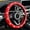 red, variant on Anti Slip Odor Free 15 Inch Leather Steering Wheel Cover, Essential Car Steering Wheel Cover with Universal Fit and Superior Maneuverability