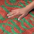 thumbnail image 3 of Addison Rugs Dream Shag Premium Machine Washable Transitional Wreath Ruby Runner Rug, 2'3" x 7'6", 3 of 8