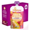 Happy Tot Organics Fiber & Protein Stage 4, Pears Raspberries Butternut Squash & Carrots Organic Tot Food, 4 oz. Pouches (8 pack)