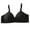 Black, variant on Womens Everyday Bras,Women Plus Size Wireless Bras Push Up Everyday Bralette Spaghetti Straps Daily Breathable Underwear