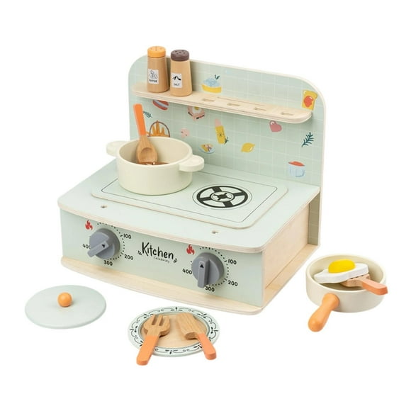 Cocina de juguete en miniatura para niños pequeños, juguetes de cocina, manualidades, muebles, simulación, juego de simulación para niños de jardín de