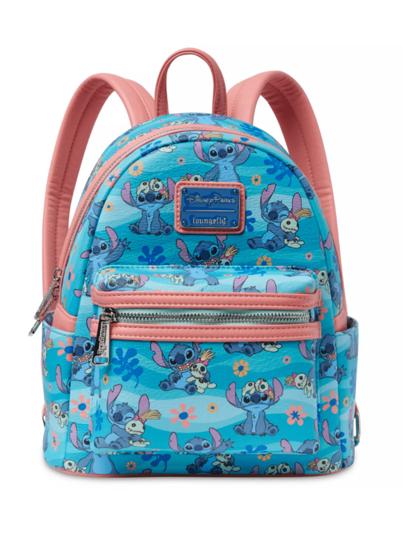 Disney parks Stitch Loungefly Mini Blue Backpack – Lilo & Stitch