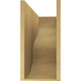 thumbnail image 4 of 10"W x 30"D x 20"H Classic Greensboro Rough Cedar Woodgrain TimberThane Corbel, Primed Tan, 4 of 6