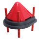 thumbnail image 3 of Placa calefactora para criadora de pollitos de 13W, juego de cono antigallo, altura ajustable, calienta hasta 15 pollitos, enchufe estadounidense de 110V, 3 of 14