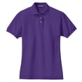 thumbnail image 5 of Mafoose Womens Heavyweight Cotton Pique Polo Shirt Purple 3XL, 5 of 6
