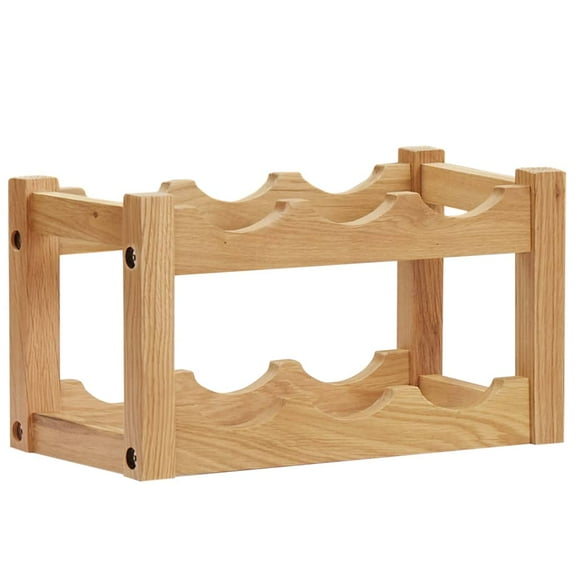 vidaXL Wine Rack Wine Bottle Holder Floor Wine Cabinet Organizer Solid Wood