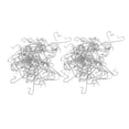 thumbnail image 1 of 100pcs S Hooks Multifunctional S Shaped Metal Hanging Hooks for Small Items Festivals Decoration, 1 of 10