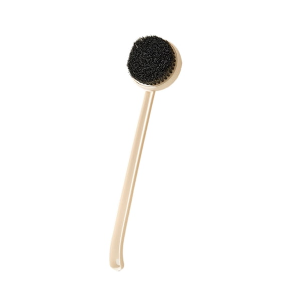 Detachable Long Handled Back Scrubber, Two in One Soft Bristle Bath Brush for Shower, Exfoliating Body Brush for Bathing, Gentle Exfoliation for Home Use