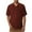 T Shirts for Men Wine, variant on S-5XL Big & Tall Shirts for Men Plus Size Short Sleeve Button-Down Collared Tshirts Shirt Lightweight Solid Color Casual Comfort Lapel Tops